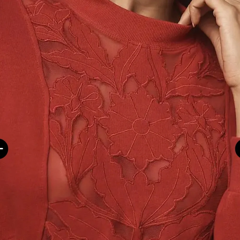 ANTHROPOLOGIE 
Cutwork Swing Top - Picture 4 of 12